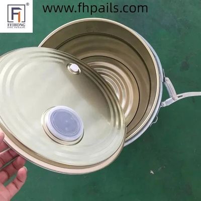 Кофейные бобы из нержавеющей стали Пустая металлическая ведра 20L с воздушным клапаном