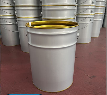 5L винт на крышке металлический ведро краски с пластиковой ручкой